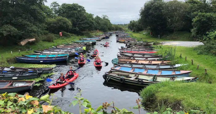 Faire du canoé à Kilarrney