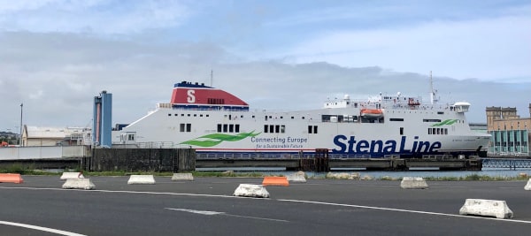 Départ pour l'Irlande avec la Stena line